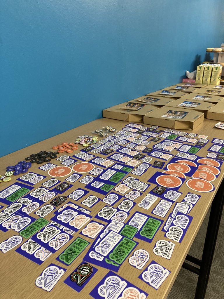 wp20 goodies and stickers