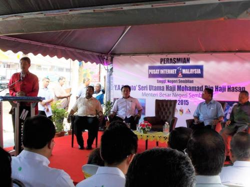 2015-03-17 Perasmian PI1M Linggi Port Dickson oleh YAB Menteri Besar Negeri