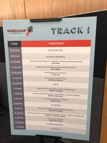 2017-10-28 WordCamp Singapore