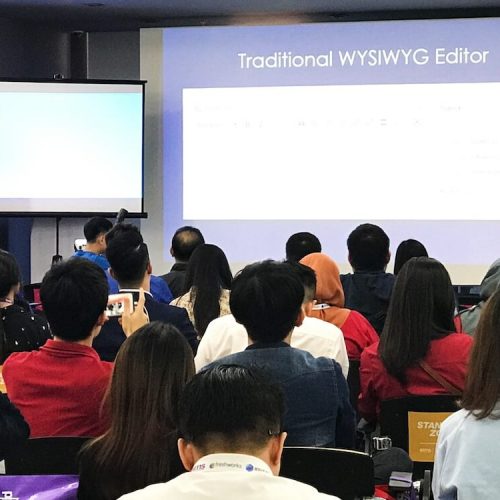 wordpress drag and drop by sam at eims 2019