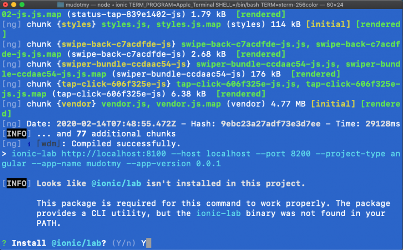 Ionic 5 Installation in Windows & Mac - MU DOT MY PLT - ICT Training ...